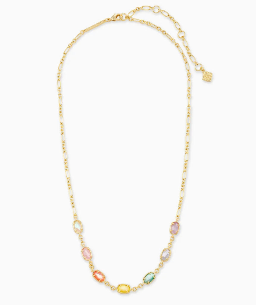 Kendra Scott Emilie Gold Strand Necklace In Pastel Mix-Kendra Scott-The Bugs Ear