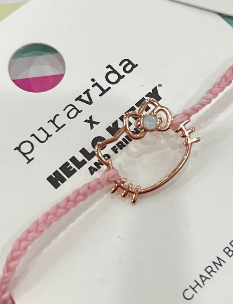 Pura Vida Hello Kitty Opal Rose Gold Bracelet-The Bugs Ear-The Bugs Ear