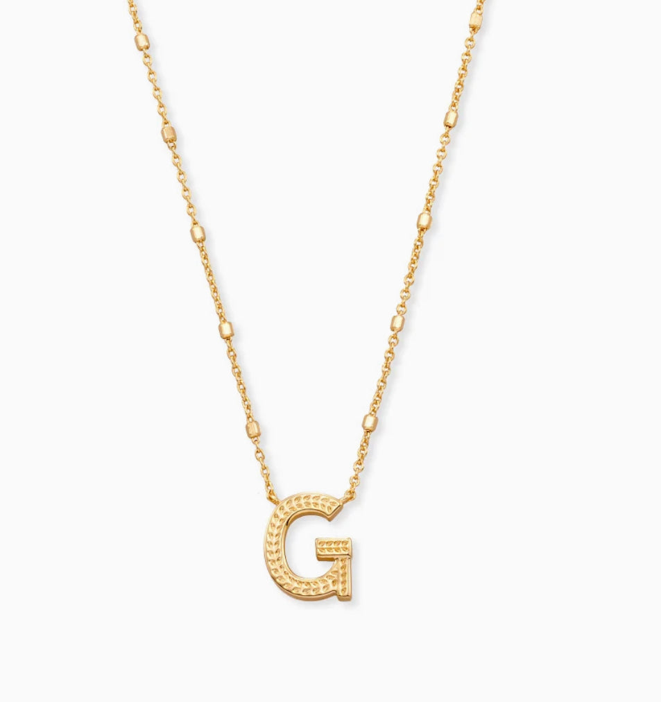 Kendra Scott Letter G Pendant Necklace-Kendra Scott-The Bugs Ear