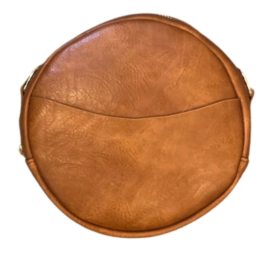 Ahdorned Round 10" Leather Bag-Ahdorned-The Bugs Ear