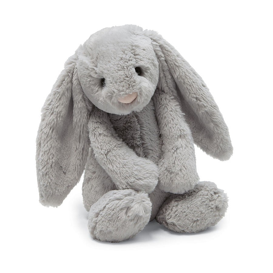 Jellycat Bashful Grey Bunny Small-Jellycat-The Bugs Ear