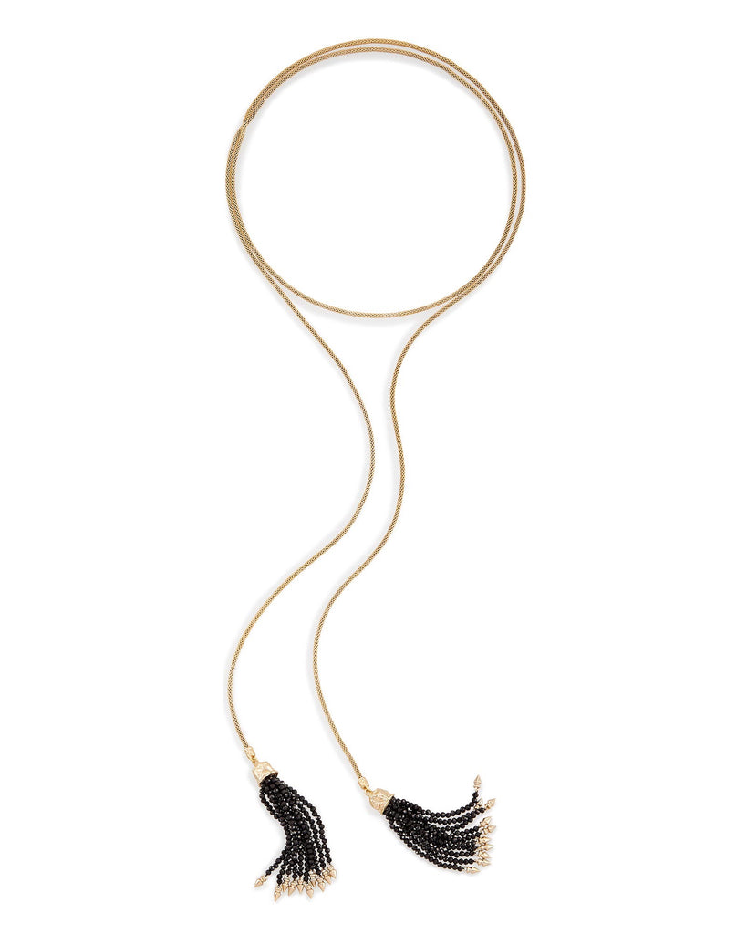 Kendra Scott Annora Necklace in Black Spinel-Kendra Scott-The Bugs Ear