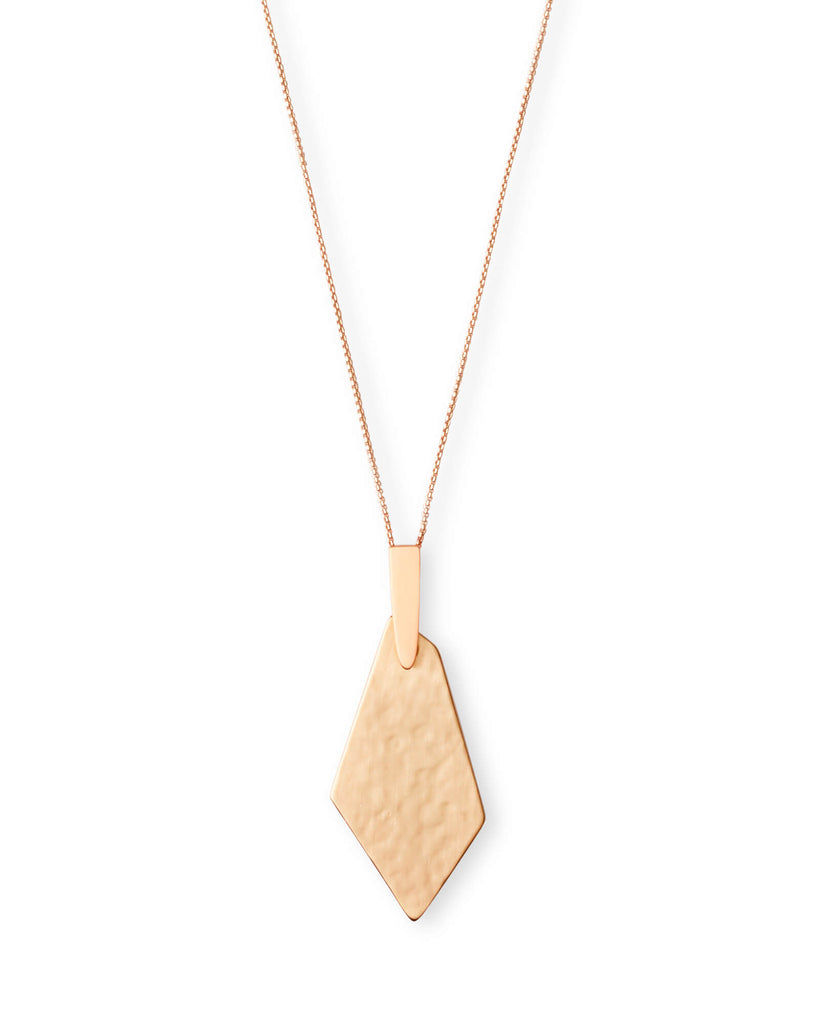 Kendra Scott Brenton Long Pendant Necklace In Rose Gold-Kendra Scott-The Bugs Ear