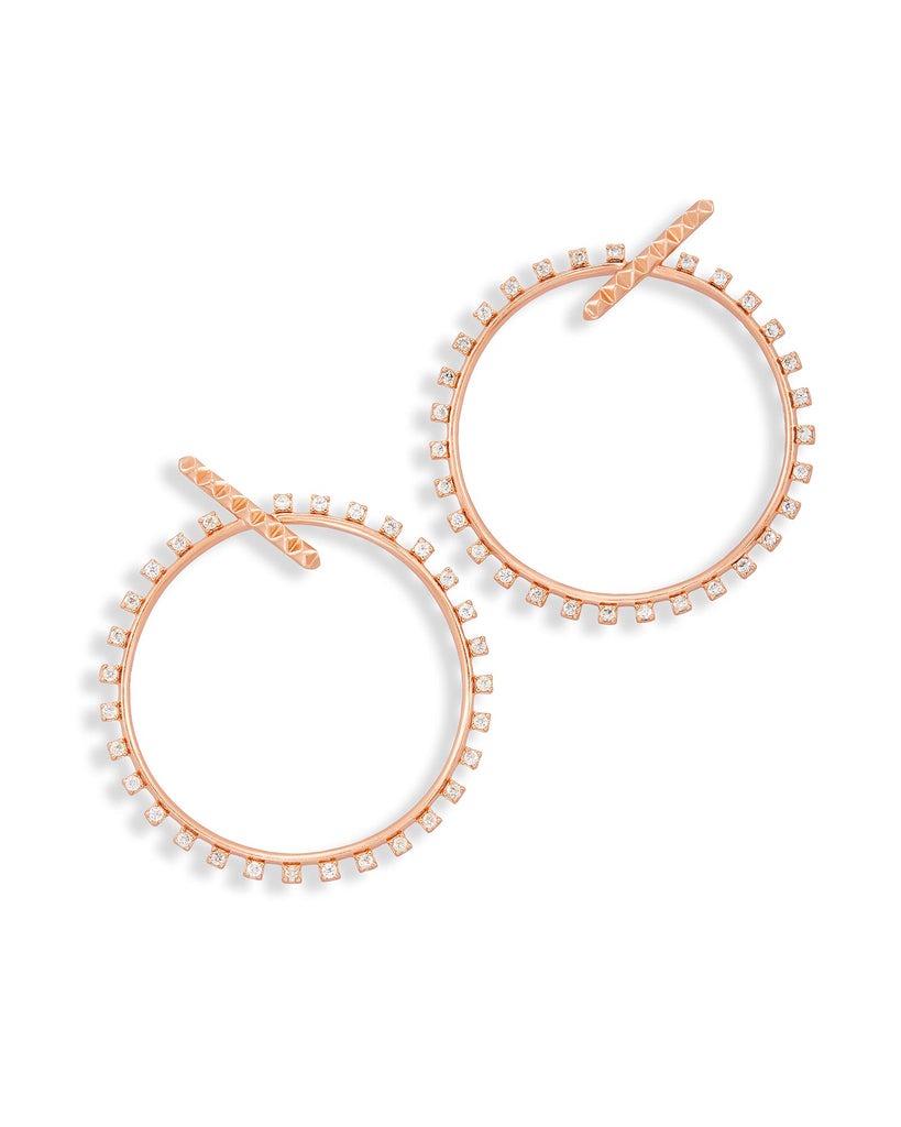 Kendra Scott Charlie Grace Earrings in Rose Gold-Kendra Scott-The Bugs Ear