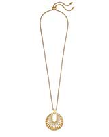 Kendra Scott Deanne Long Pendant Necklace In Vintage Gold-Kendra Scott-The Bugs Ear