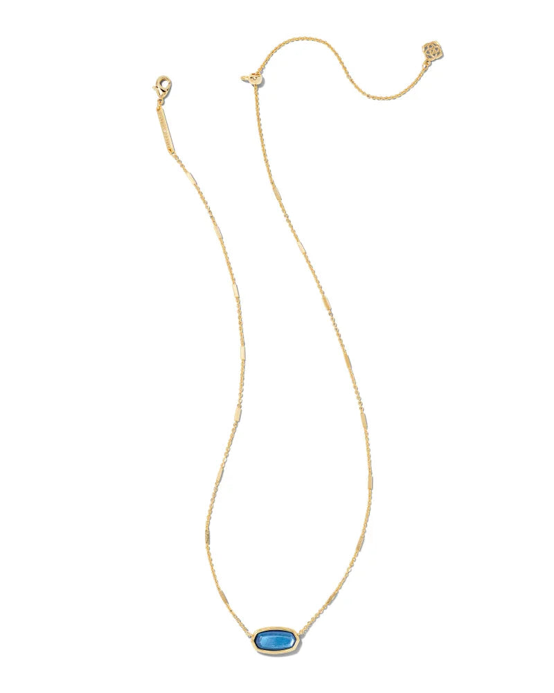 Elisa gold pendant 2025 necklace in white pearl