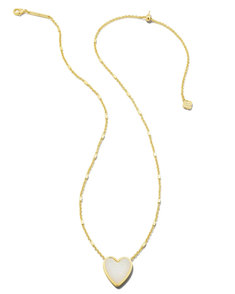 Kendra Scott : Elisa Gold Crystal Frame Short Pendant Necklace in Kelly  Green Illusion - Annies Hallmark and Gretchens Hallmark $75.00