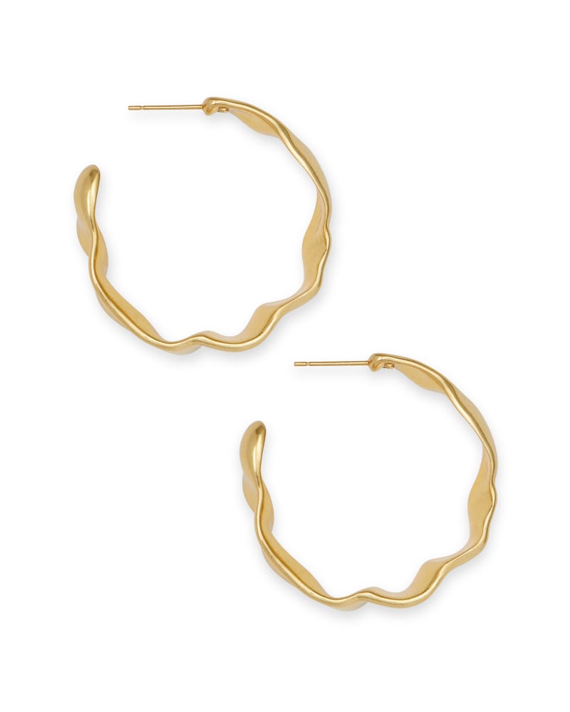 Kendra Scott Holland Hoop Earrings In Vintage Gold-Kendra Scott-The Bugs Ear