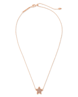 Kendra Scott Jae Star Rose Gold Pendant Necklace In Rose Gold Drusy-Kendra Scott-The Bugs Ear