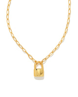 Kendra Scott Jess Small Lock Chain Necklace in Gold-Kendra Scott-The Bugs Ear