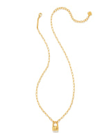 Kendra Scott Jess Small Lock Chain Necklace in Gold-Kendra Scott-The Bugs Ear