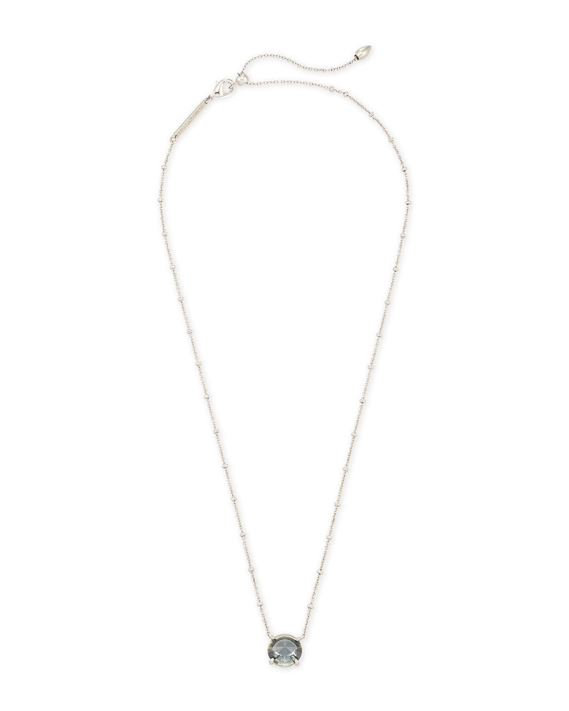 Kendra Scott Jolie Silver Pendant Necklace In Charcoal Gray Ombre-Kendra Scott-The Bugs Ear