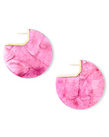 Kendra Scott Kai Gold Hoop Earrings In Azalea Illusion-Kendra Scott-The Bugs Ear