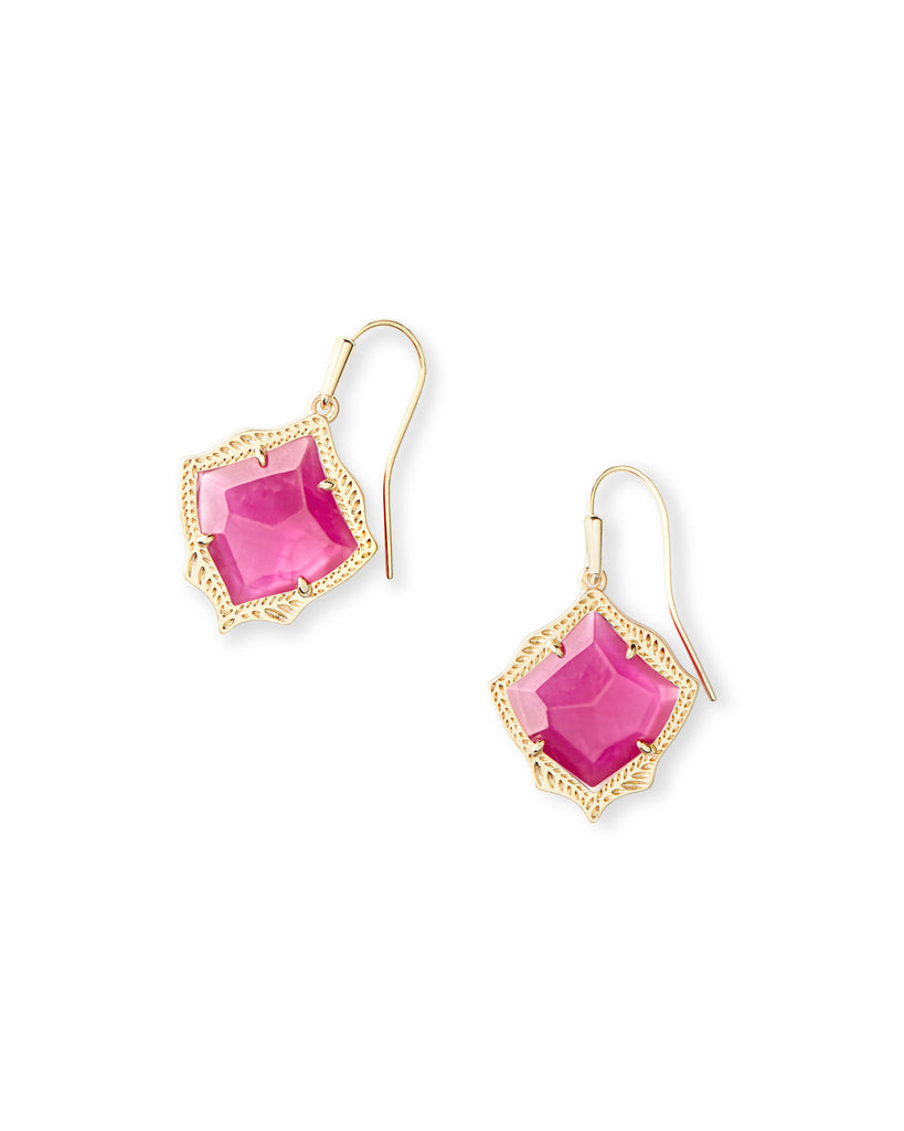 Kendra Scott Kyrie Gold Drop Earrings In Azalea Illusion-Kendra Scott-The Bugs Ear