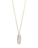 Kendra Scott Layla Gold Long Pendant Necklace In Opalite Illusion-Kendra Scott-The Bugs Ear