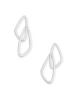 Kendra Scott Myles Drop Earrings In Bright Silver-Kendra Scott-The Bugs Ear