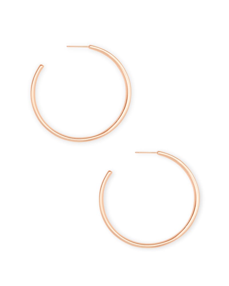 Kendra Scott Selena Hoop Earrings In Rose Gold-Kendra Scott-The Bugs Ear