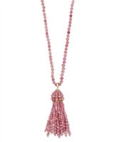 Kendra Scott Sylvia Gold Long Pendant Necklace In Pink Rhodonite-Kendra Scott-The Bugs Ear