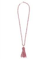 Kendra Scott Sylvia Gold Long Pendant Necklace In Pink Rhodonite-Kendra Scott-The Bugs Ear