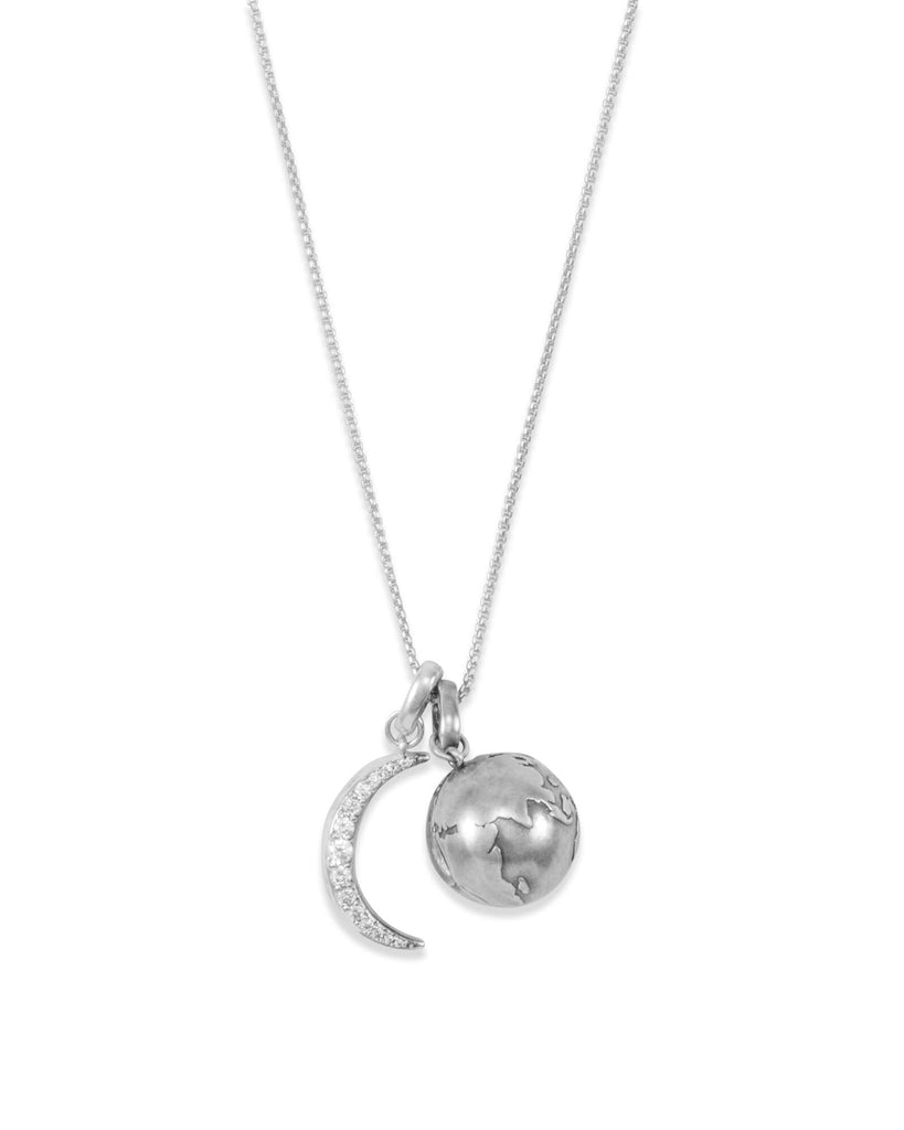 Kendra Scott To The Moon And Back Charm Necklace Set In Vintage Silver-Kendra Scott-The Bugs Ear