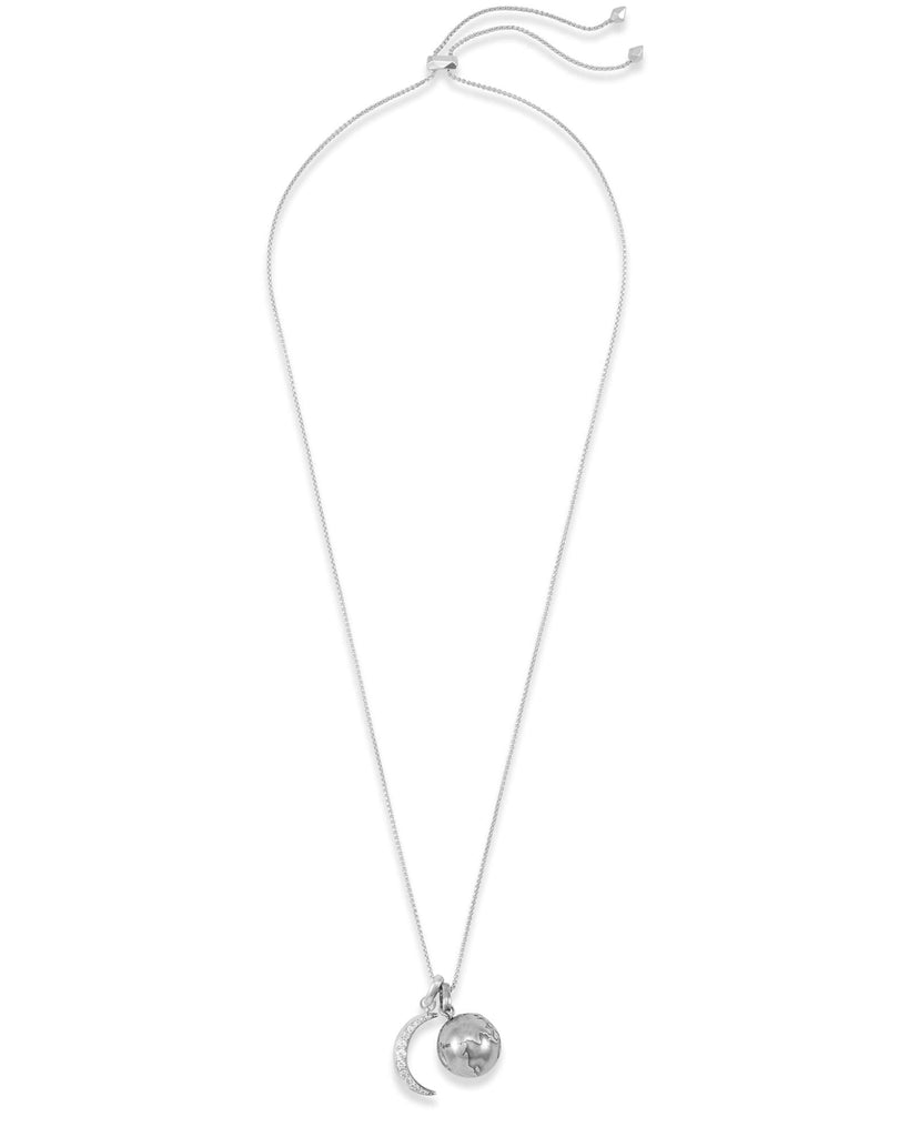 Kendra Scott To The Moon And Back Charm Necklace Set In Vintage Silver-Kendra Scott-The Bugs Ear