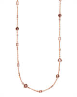 Kendra Scott Yazmin Rose Gold Long Necklace In Sable Mica-Kendra Scott-The Bugs Ear