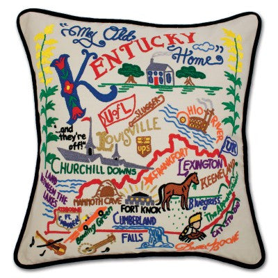 Catstudio Hand Embroidered Pillow Kentucky-Catstudio-The Bugs Ear