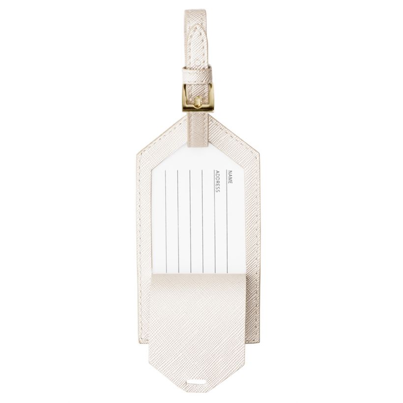Katie Loxton Luggage Tag Just Married Metallic White-Katie Loxton-The Bugs Ear