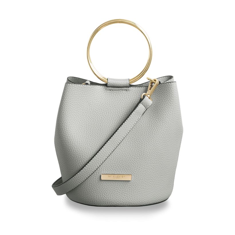 Katie Loxton Suki Mini Bucket Bag in Pale Gray-Katie Loxton-The Bugs Ear