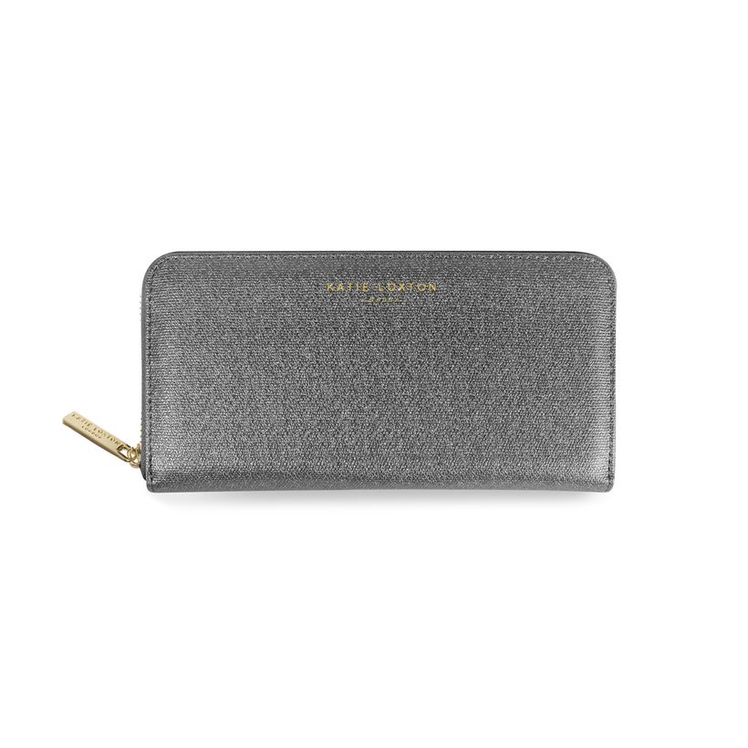 Katie Loxton Alexa Shimmer Purse in Charcoal-Katie Loxton-The Bugs Ear