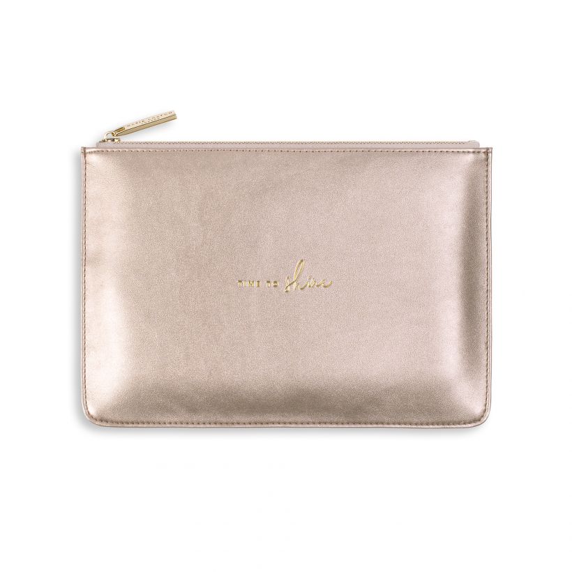 Katie Loxton Perfect Pouch Time to Shine Rose Gold-Katie Loxton-The Bugs Ear