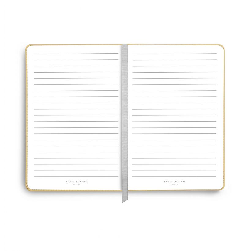 Katie Loxton PU Notebook Words Are Golden in Metallic Gold-Katie Loxton-The Bugs Ear