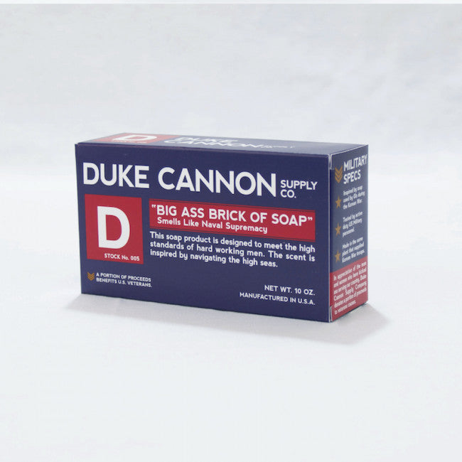 Duke Cannon Big Ass Brick of Soap Naval Supremacy-Duke Cannon-The Bugs Ear