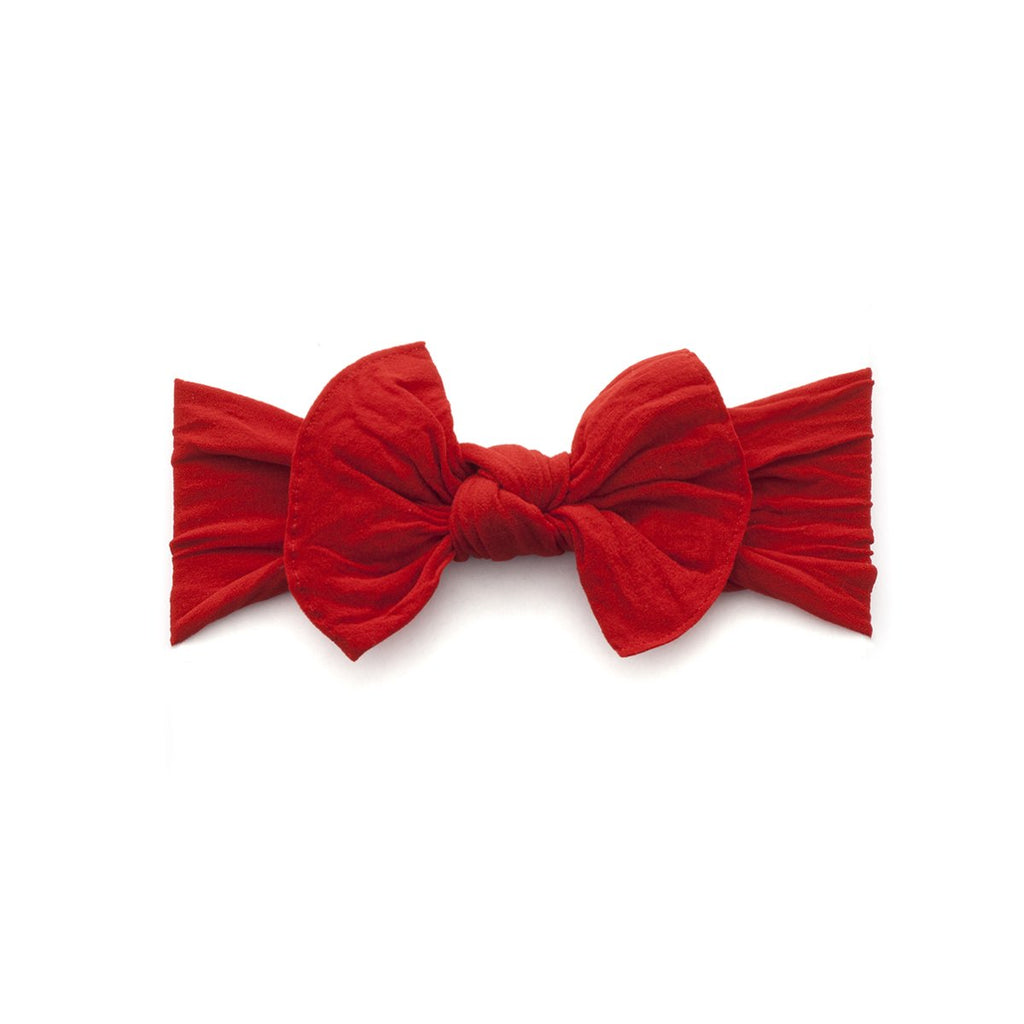 Baby Bling Itty Bitty Knot Bow Cherry-Baby Bling-The Bugs Ear
