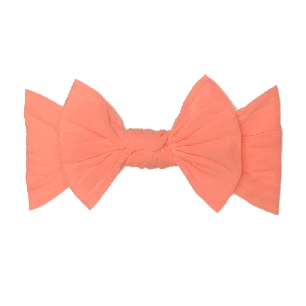 Baby Bling Bow Knot Neon Coral-Baby Bling-The Bugs Ear