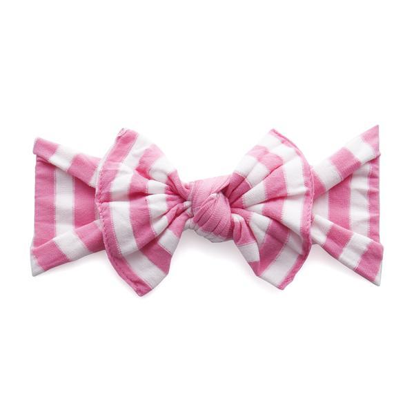 Baby Bling Patterned Knot Pink Stripe-Baby Bling-The Bugs Ear