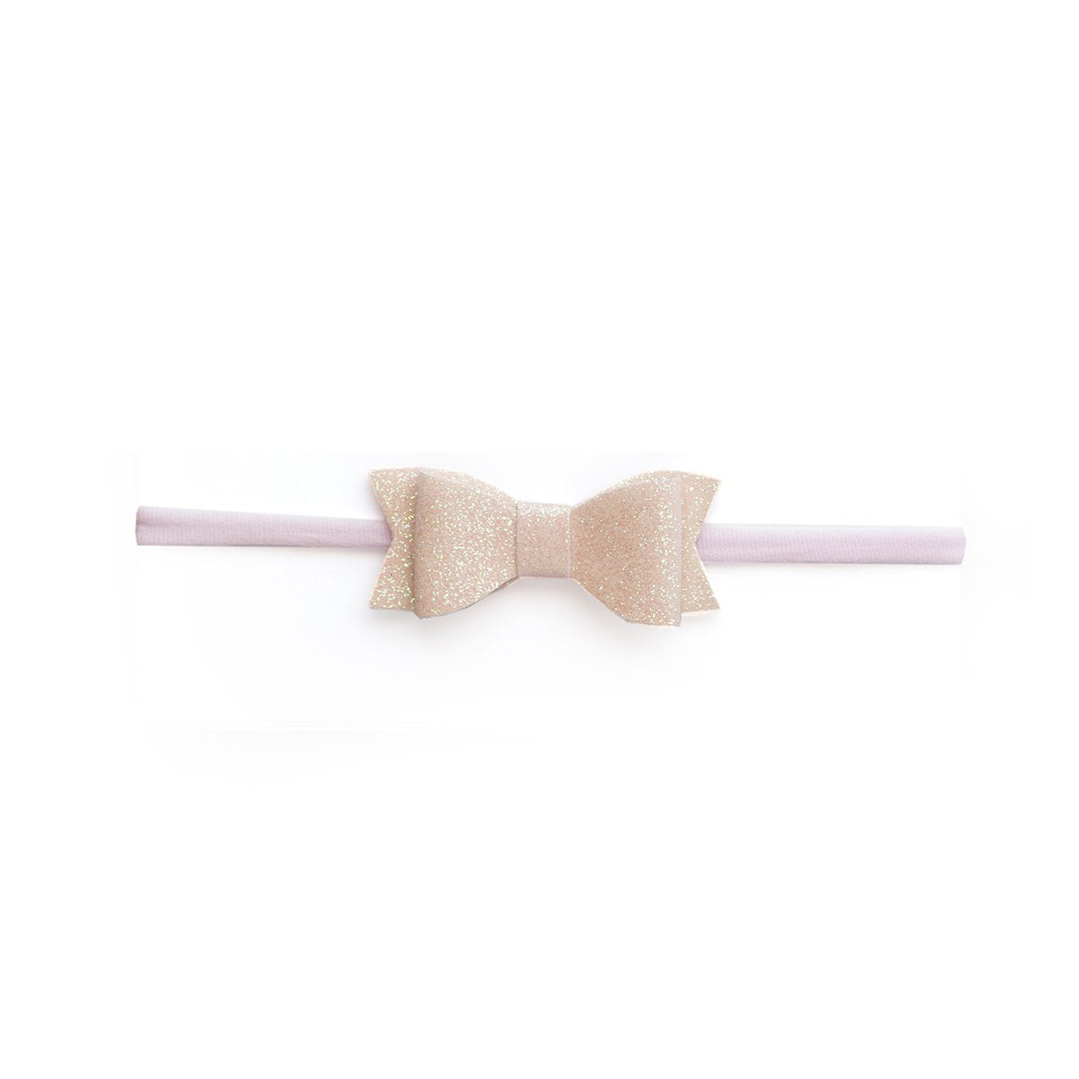 Baby Bling Glitter Bow Tie Skinny Pink – The Bugs Ear
