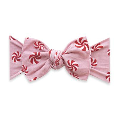 Baby Bling Printed Knot Pink Peppermint-Baby Bling-The Bugs Ear