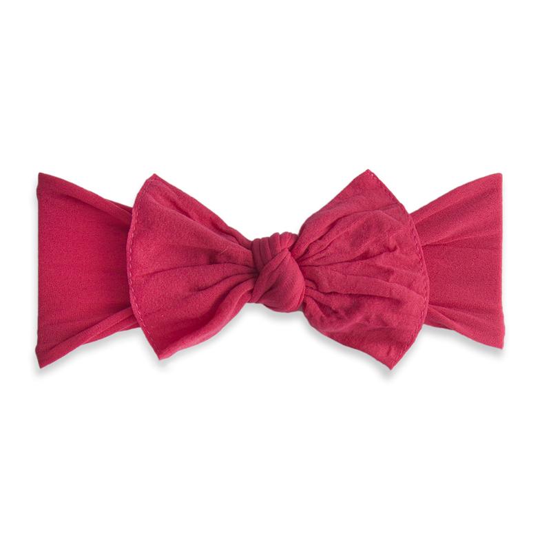 Baby Bling Bow Knot Cranberry-Baby Bling-The Bugs Ear