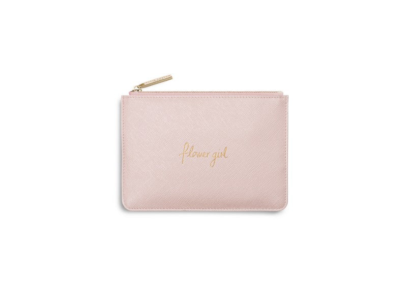 Katie Loxton Flower Girl Mini Perfect Pouch in Metallic Pink-Katie Loxton-The Bugs Ear
