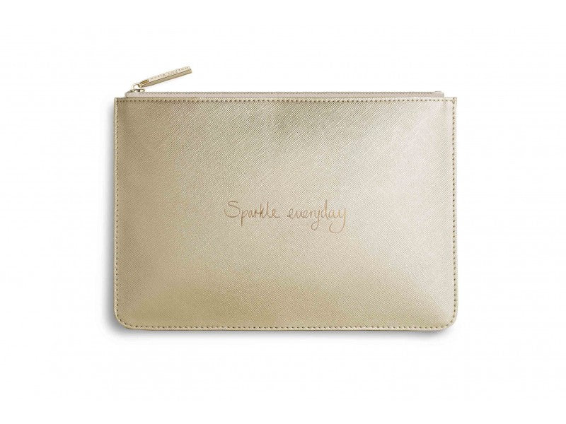 Katie Loxton Sparkle Everyday Perfect Pouch in Metallic Gold-Katie Loxton-The Bugs Ear