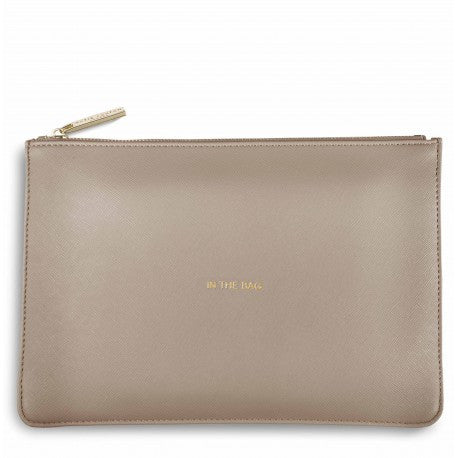 Katie Loxton In The Bag Perfect Pouch in Oyster Grey-Katie Loxton-The Bugs Ear