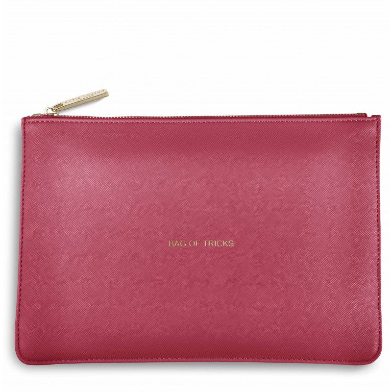 Katie Loxton Bag of Tricks Perfect Pouch in Deep Pink-Katie Loxton-The Bugs Ear