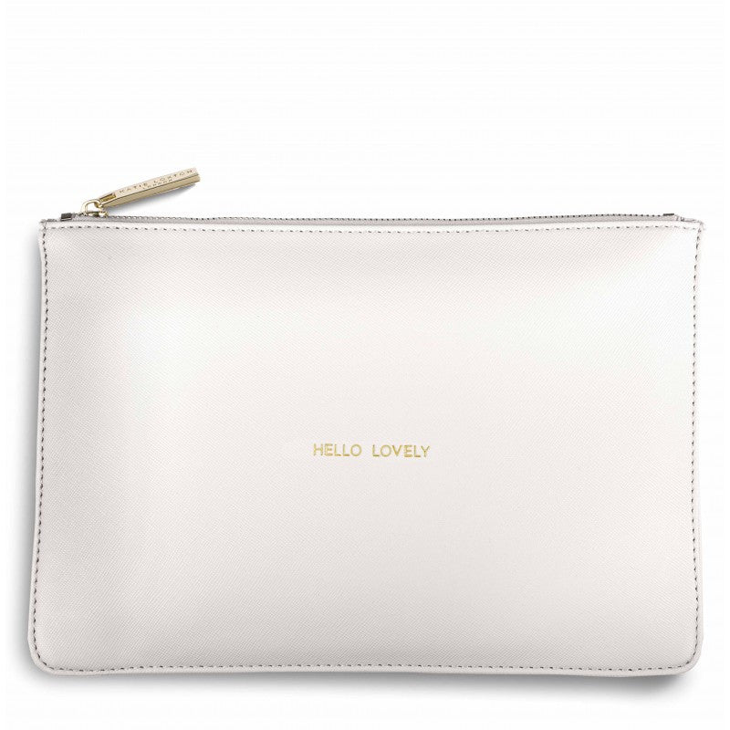 Katie Loxton Hello Lovely Perfect Pouch in Chalky White-Katie Loxton-The Bugs Ear