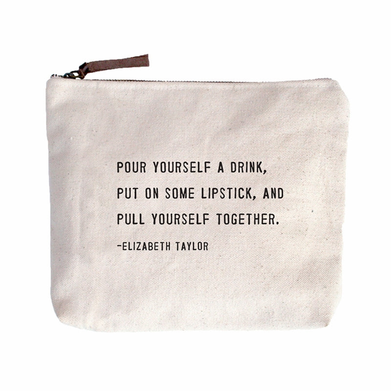 Pour Yourself a Drink Canvas Bag-Sugarboo Designs-The Bugs Ear