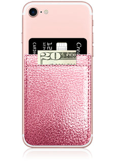 Rose Gold Faux Leather Phone Pocket-iDecoz-The Bugs Ear
