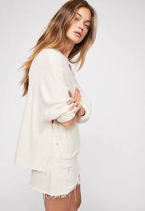 Free People Be Good Terry Pullover-Free People-The Bugs Ear