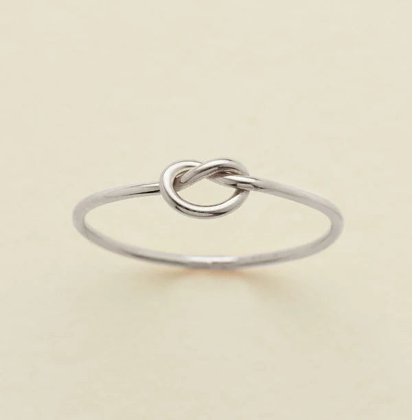 Knot Ring in Silver-Made By Mary-The Bugs Ear