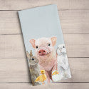 Spring Animal Babies Tea Towel-Greenbox-The Bugs Ear