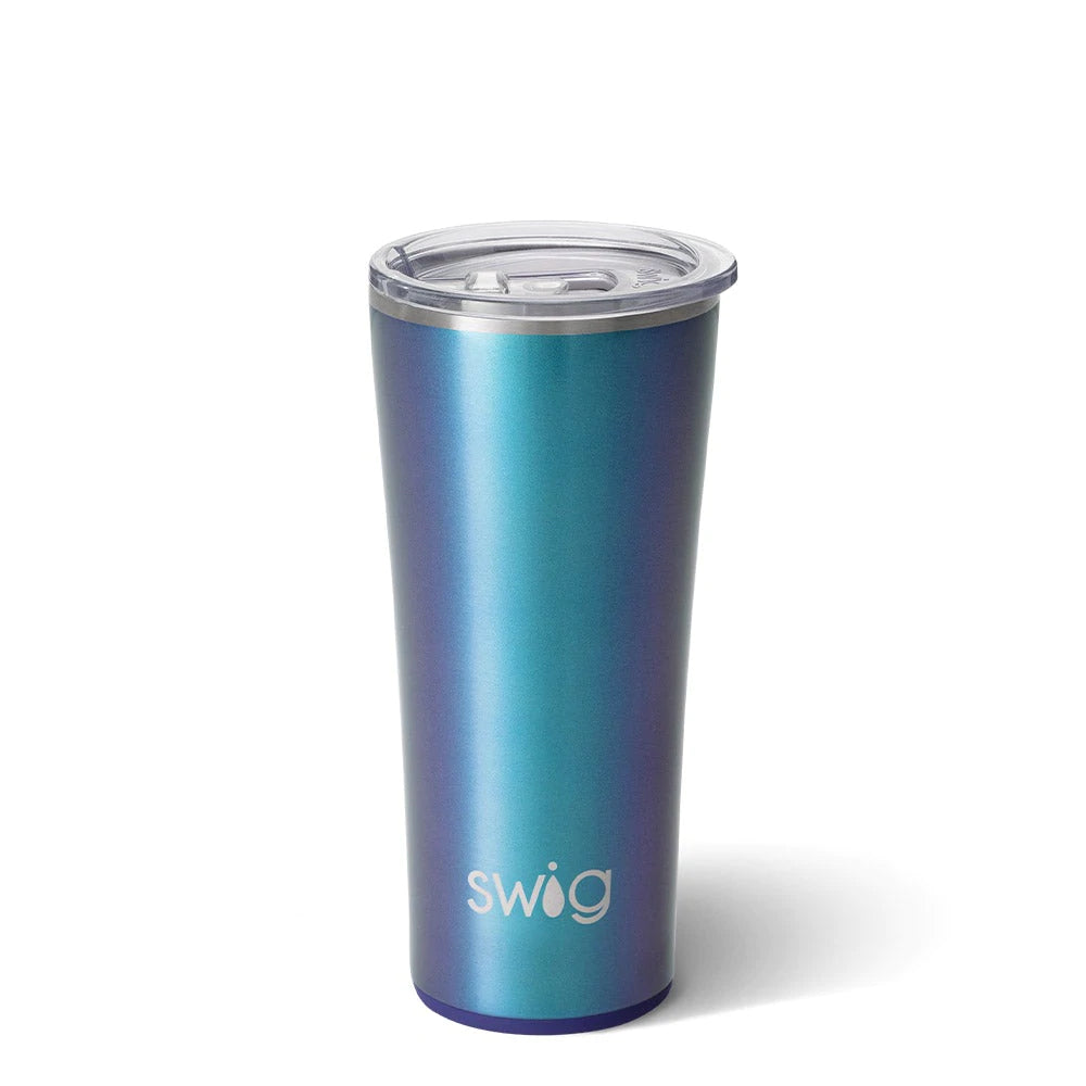 Monogrammed Mermaid Shimmer Swig Wine Tumbler